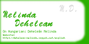 melinda dehelean business card